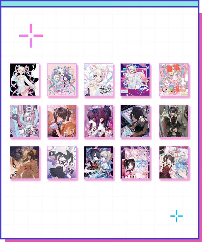 【新品】NEEDY GIRL OVERDOSE クリアミニ色紙コレクション / WHY SO SERIOUS? 発売日:2025年12月頃