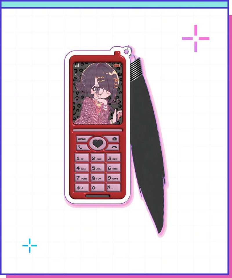 [New] NEEDY STREAMER OVERLOAD Ame-chan Flip Phone Acrylic Keychain / WHY SO SERIOUS? Release Date: Around December 2025