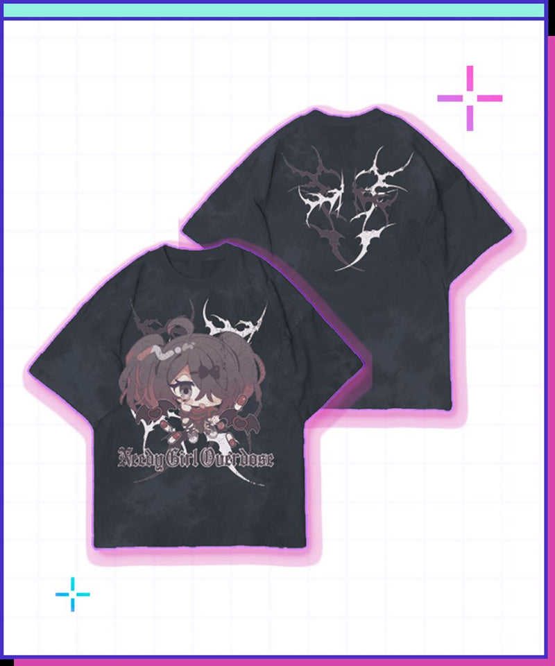 【新品】NEEDY GIRL OVERDOSE あめちゃんストリートウォッシュT XLサイズ / WHY SO SERIOUS? 発売日:2026年02月頃