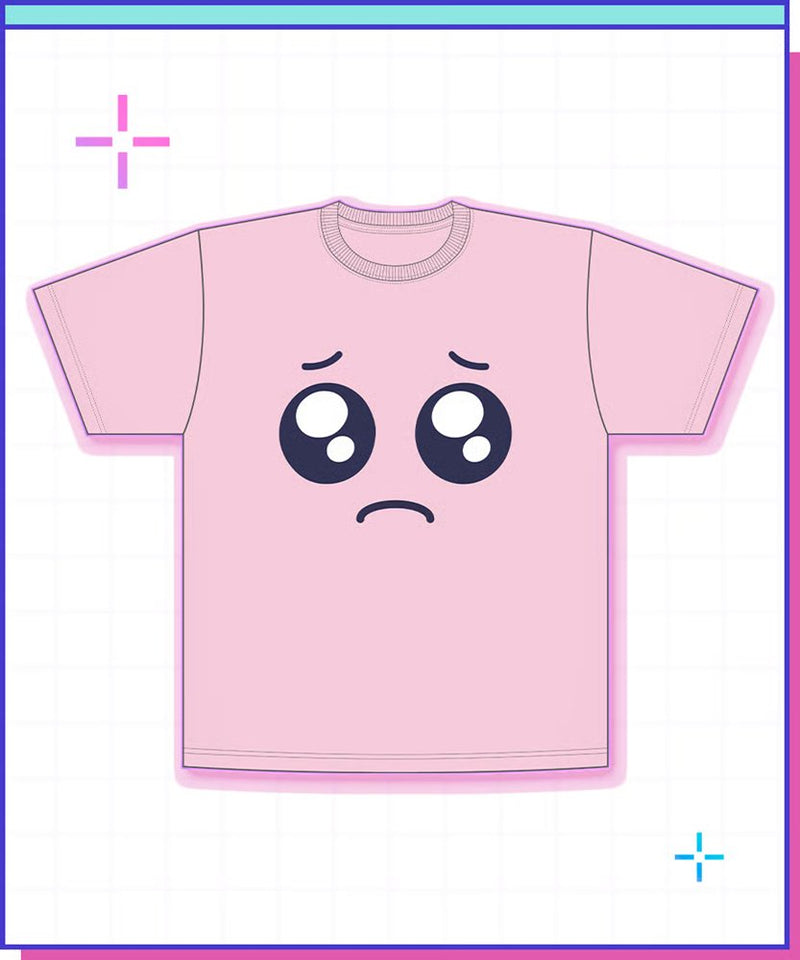 [New] NEEDY STREAMER OVERLOAD(主播女孩重度依赖) 哭泣T恤（粉色） / WHY SO SERIOUS? 发售日期：2026年06月前后