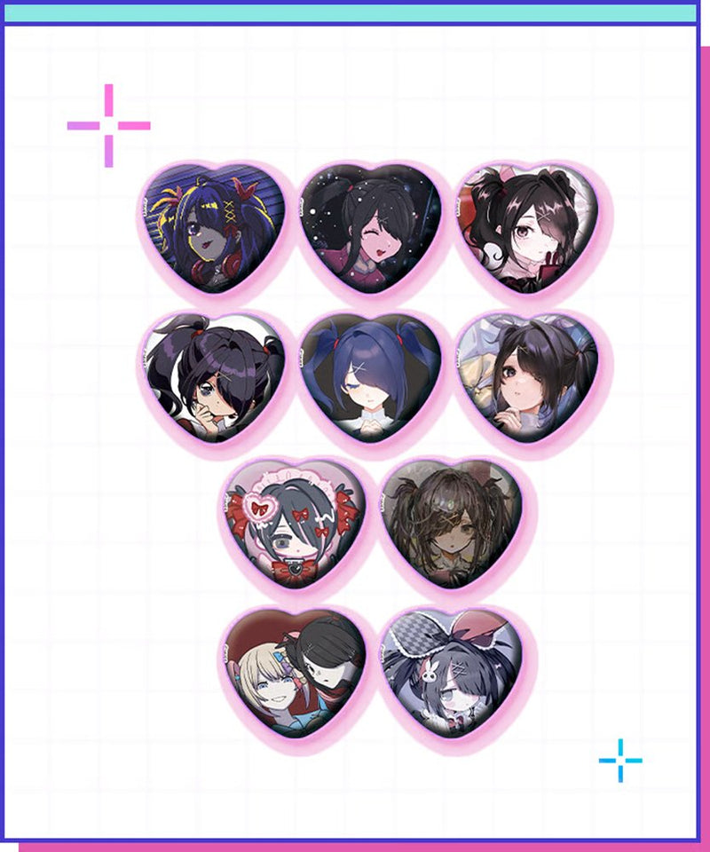 【新品】NEEDY GIRL OVERDOSE あめちゃんトレーディングハート型缶バッジvol.2 / WHY SO SERIOUS? 発売日:2026年06月頃