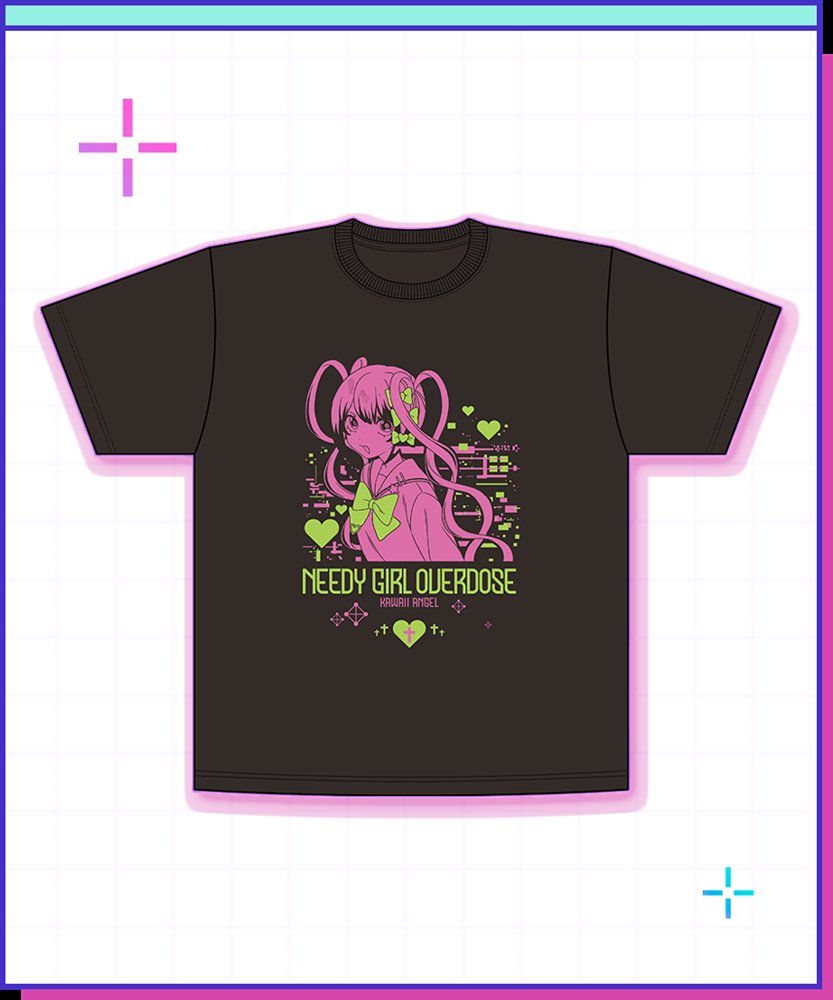 新品】NEEDY GIRL OVERDOSE Tシャツ／超てんちゃん（ピンク&グリーン