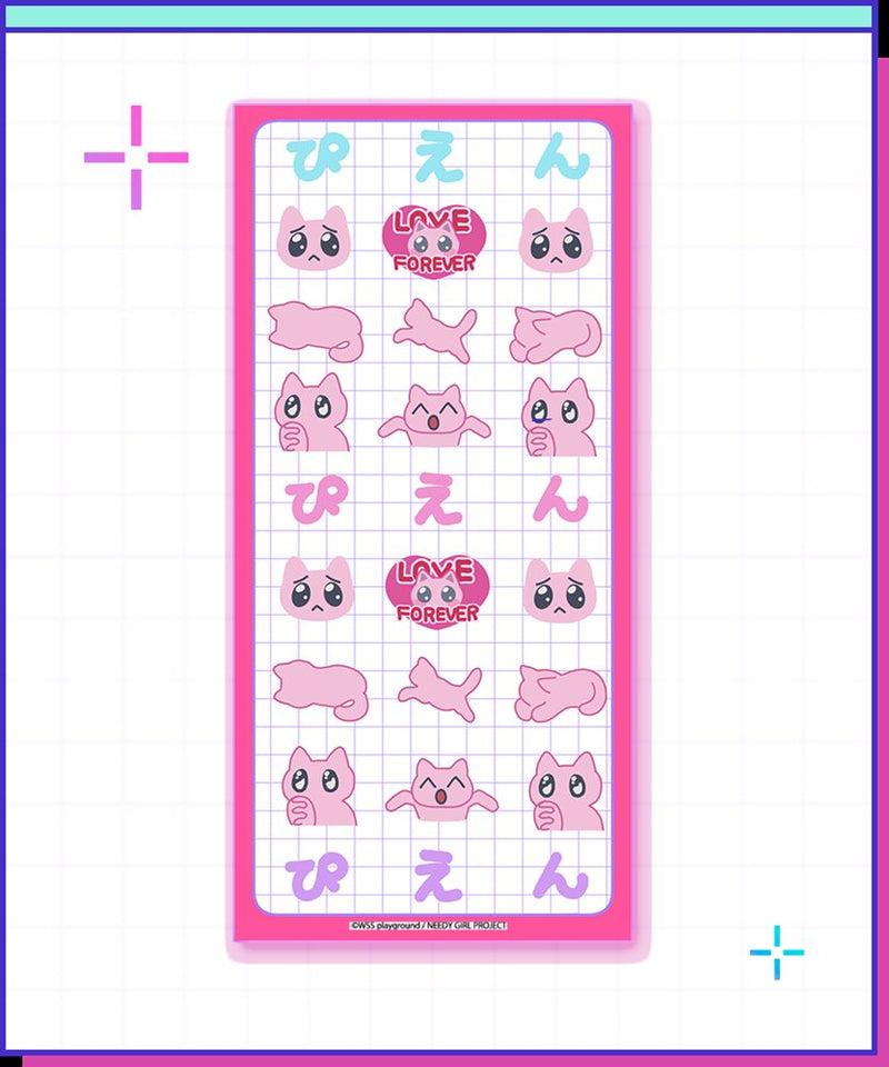 [New] NEEDY STREAMER OVERLOAD Nidiga Puffy Sticker Pien Cat / WHY SO SERIOUS? Release Date: 2026年09月10日