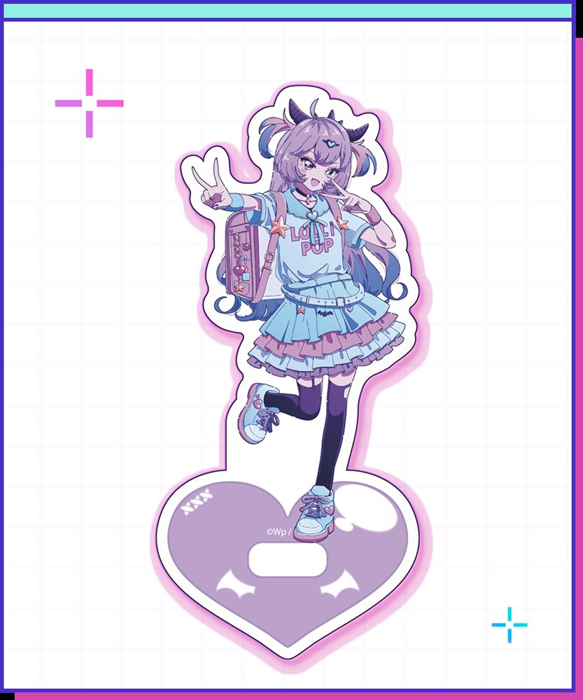 New] NEEDY STREAMER OVERLOAD Acrylic Stand / Purple Lollipop