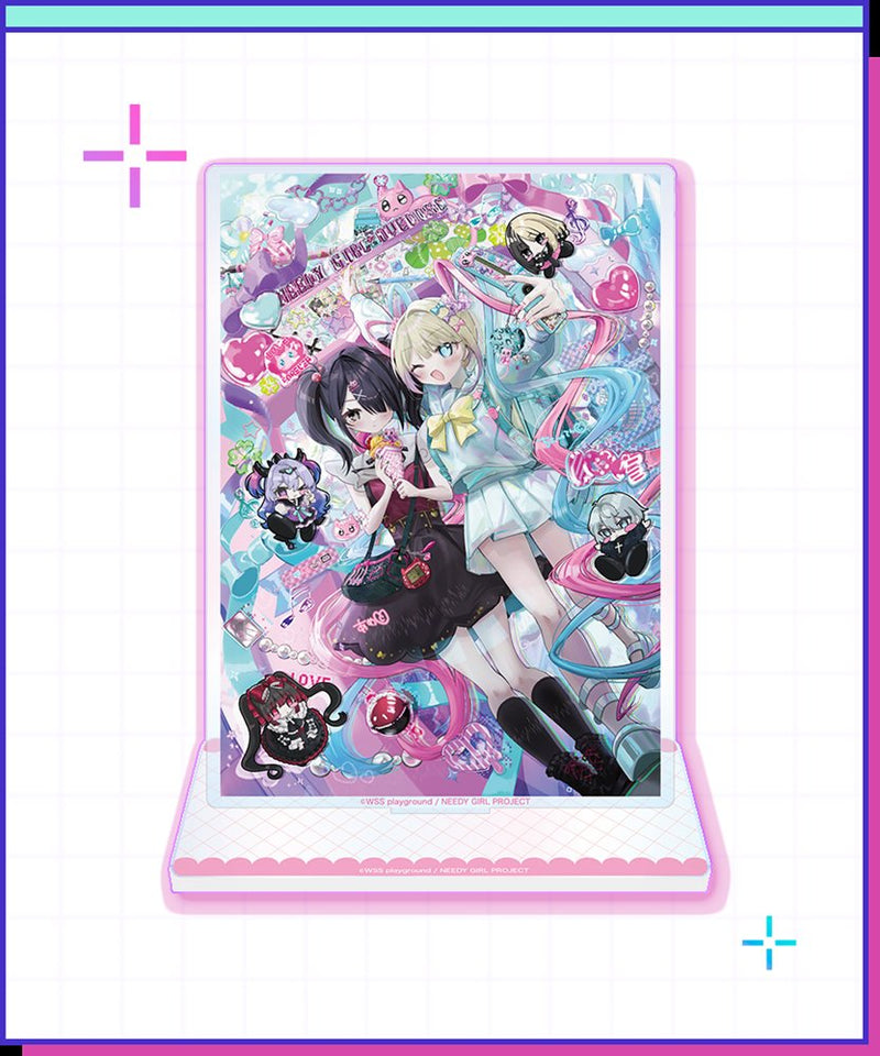 【新品】NEEDY GIRL OVERDOSE アクリルスタンド／超てんちゃん&あめちゃん（しな先生ver.） / WHY SO SERIOUS? 発売日:2026年09月10日