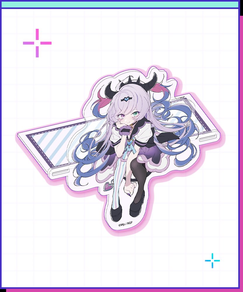 新品】NEEDY GIRL OVERDOSE お座りアクリルスタンド／パープル 