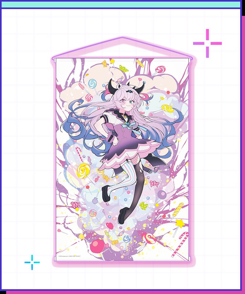 新品】NEEDY GIRL OVERDOSE B2サイズタペストリー／パープル