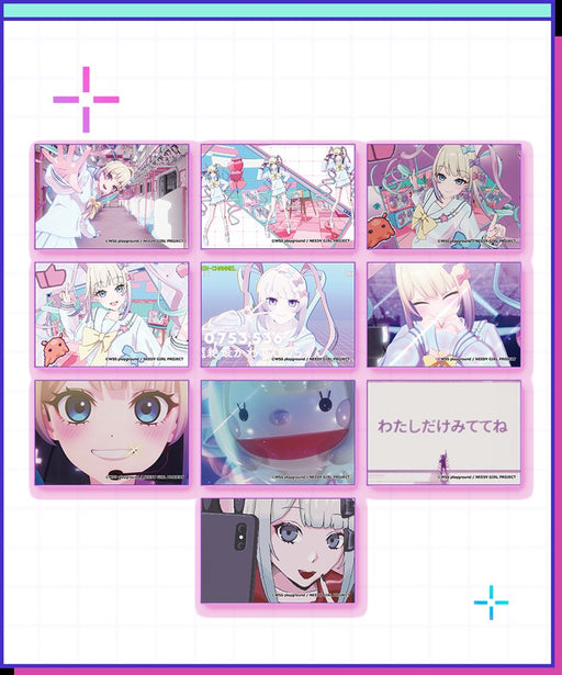 【新品】NEEDY GIRL OVERDOSE トレーディングスクエア缶バッジ／超てんちゃん(アニメ ver.) (10種中1個) / WHY SO SERIOUS? 発売日:2026年10月頃
