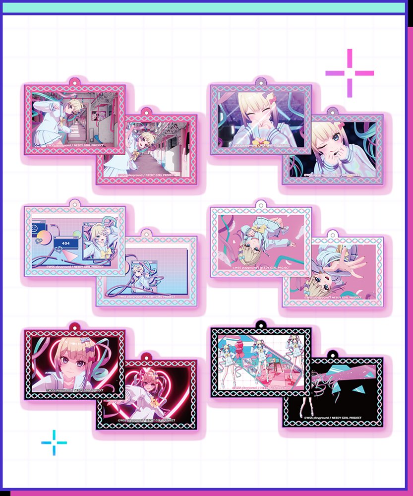 新品】NEEDY GIRL OVERDOSE トレーディングレンチキュラーアクキー／超