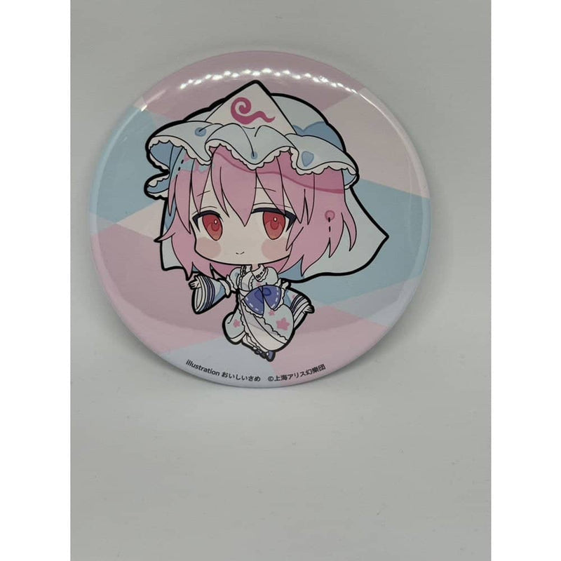 【新品】東方Project 西行寺幽々子_缶バッチ / キャラマ 発売日:2024年07月頃