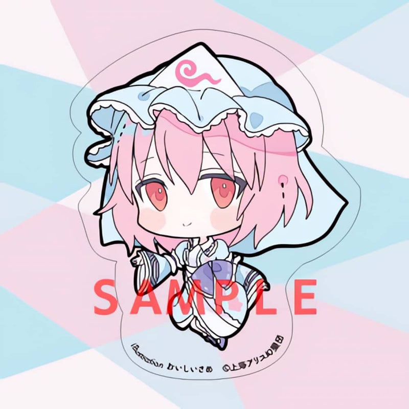 【新品】東方Project 西行寺幽々子_ダイカットシール / キャラマ 発売日:2024年07月頃