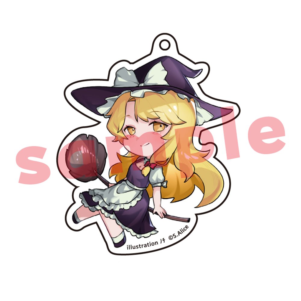 新品】東方Project 霧雨魔理沙（永夜抄）_ﾉﾁ_アクリルキーホルダー