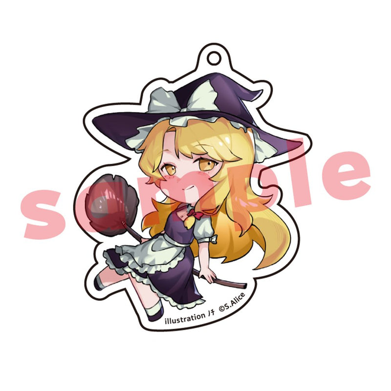 [New] 东方Project 霧雨魔理沙（永夜抄）_ﾉﾁ_亚克力钥匙扣 / キャラマ 发售日:2025年12月月前后