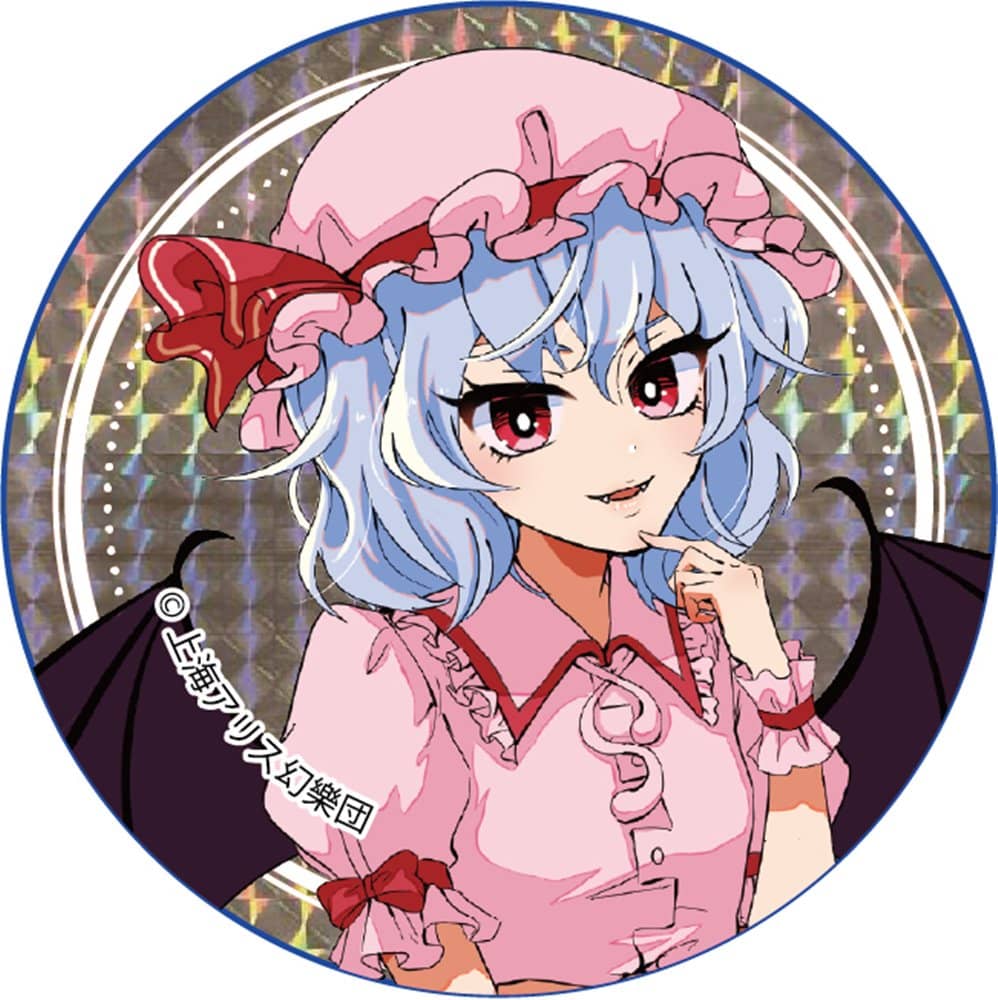 東方Project レミリア・スカーレット 缶バッジ100個 新品】東方Project ホログラム缶バッジ (レミリア・スカーレット