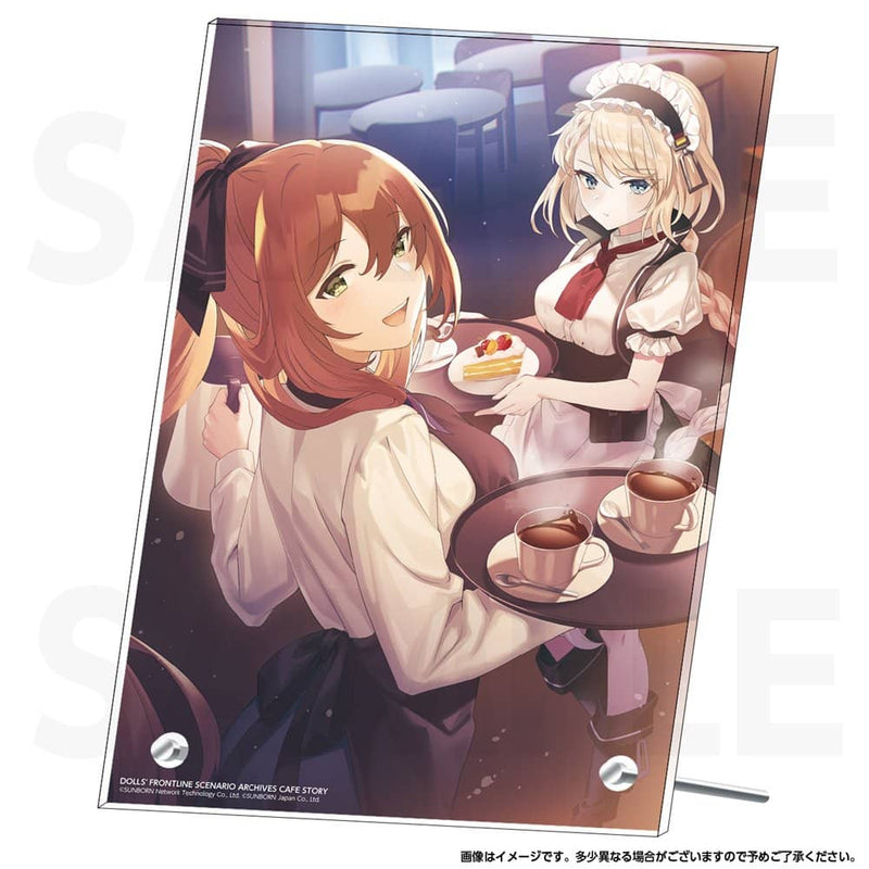 [New] Dolls Frontline Scenario Archives [Cafe Story] Acrylic Plate Set [Book + Postcard Set] / MAGES Co., Ltd. Release Date: Around August 2023