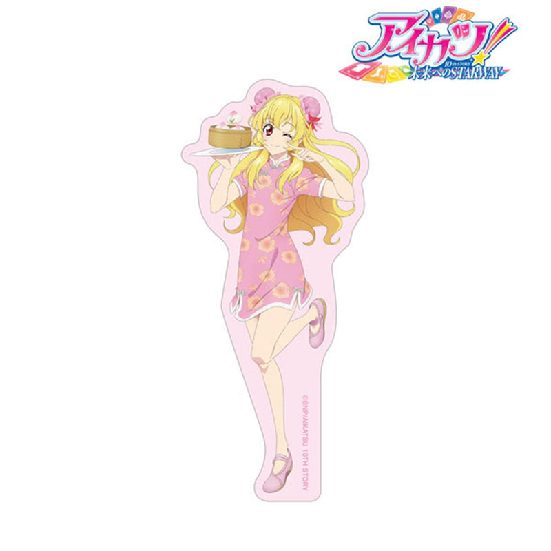 【新品】アイカツ! 10th STORY -未来へのSTARWAY- 描き下ろし 星宮いちご チャイナドレスVer. ダイカットステッカー / アルマビアンカ 発売日:2026年02月頃