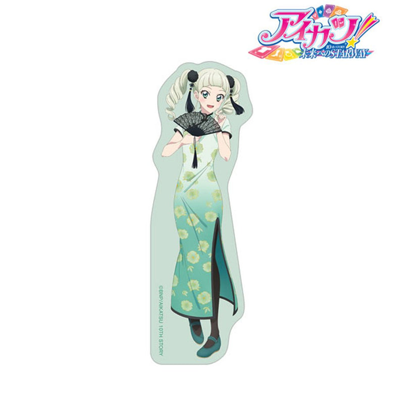 【新品】アイカツ! 10th STORY -未来へのSTARWAY- 描き下ろし 藤堂ユリカ チャイナドレスVer. ダイカットステッカー / アルマビアンカ 発売日:2026年02月頃