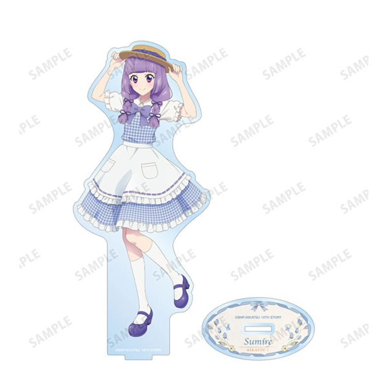 【新品】アイカツ! 10th STORY -未来へのSTARWAY- 描き下ろし 氷上スミレ カントリーワンピースVer. BIGアクリルスタンド / アルマビアンカ 発売日:2026年02月頃