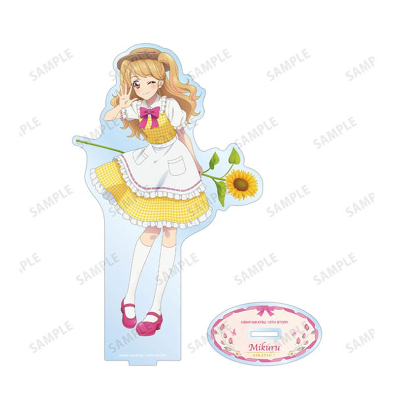 【新品】アイカツ! 10th STORY -未来へのSTARWAY- 描き下ろし 夏樹みくる カントリーワンピースVer. BIGアクリルスタンド / アルマビアンカ 発売日:2026年02月頃