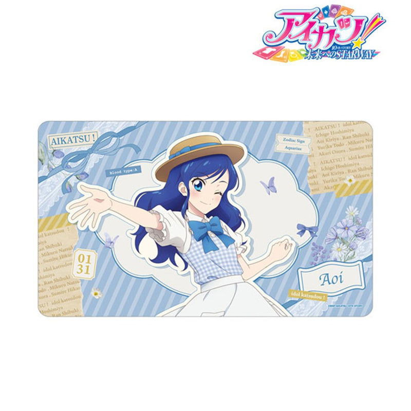 【新品】アイカツ! 10th STORY -未来へのSTARWAY- 描き下ろし 霧矢あおい カントリーワンピースVer. マルチデスクマット / アルマビアンカ 発売日:2026年02月頃