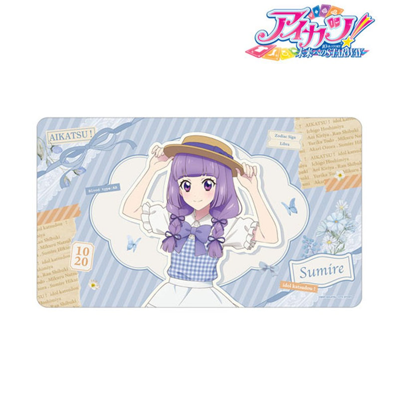 【新品】アイカツ! 10th STORY -未来へのSTARWAY- 描き下ろし 氷上スミレ カントリーワンピースVer. マルチデスクマット / アルマビアンカ 発売日:2026年02月頃