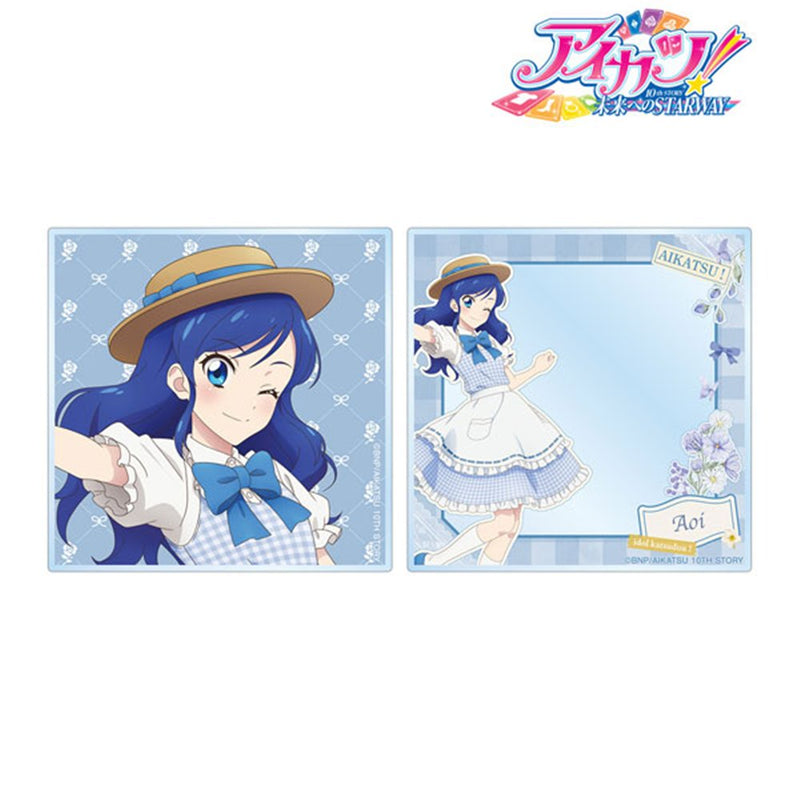 【新品】アイカツ! 10th STORY -未来へのSTARWAY- 描き下ろし 霧矢あおい カントリーワンピースVer. アクリルフォト2枚セット / アルマビアンカ 発売日:2026年02月頃