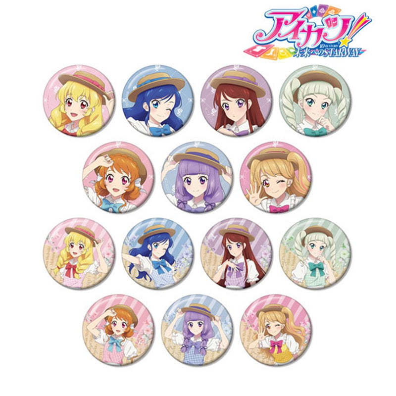 【新品】アイカツ! 10th STORY -未来へのSTARWAY- 描き下ろし カントリーワンピースVer. トレーディング 缶バッジ 1BOX / アルマビアンカ 発売日:2026年02月頃