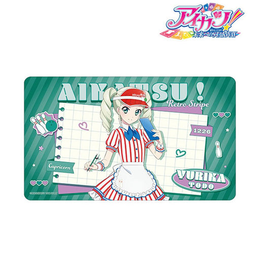 【新品】アイカツ！ 10th STORY ～未来へのSTARWAY～ 描き下ろし 藤堂ユリカ レトロストライプver. マルチデスクマット / アルマビアンカ 発売日:2026年10月頃