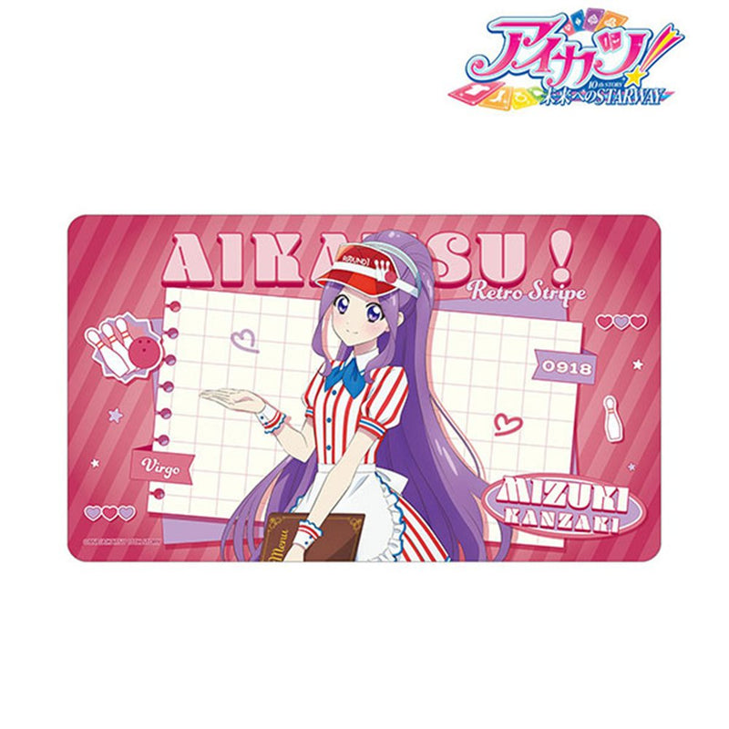 【新品】アイカツ！ 10th STORY ～未来へのSTARWAY～ 描き下ろし 神崎美月 レトロストライプver. マルチデスクマット / アルマビアンカ 発売日:2026年10月頃