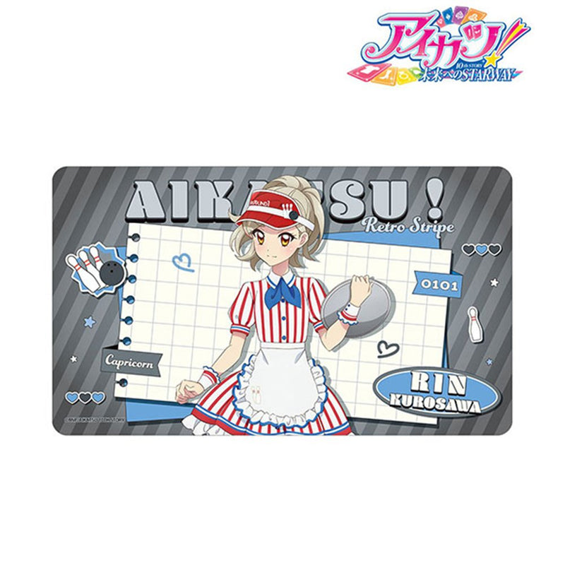 【新品】アイカツ！ 10th STORY ～未来へのSTARWAY～ 描き下ろし 黒沢 凛 レトロストライプver. マルチデスクマット / アルマビアンカ 発売日:2026年10月頃