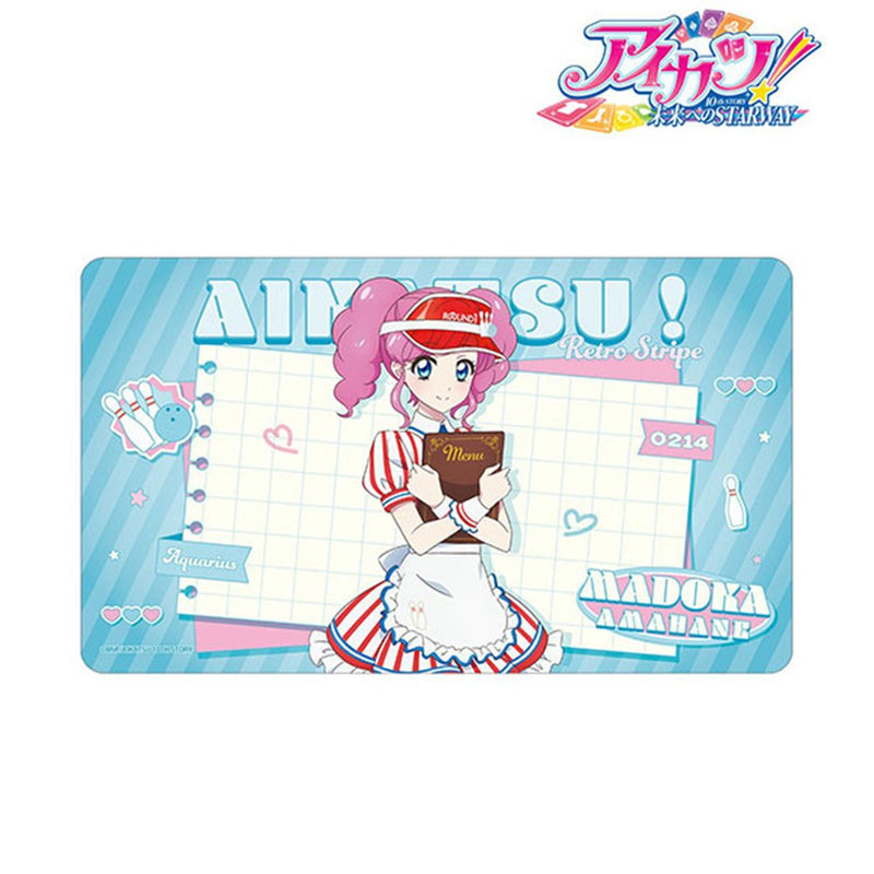 【新品】アイカツ！ 10th STORY ～未来へのSTARWAY～ 描き下ろし 天羽まどか レトロストライプver. マルチデスクマット / アルマビアンカ 発売日:2026年10月頃