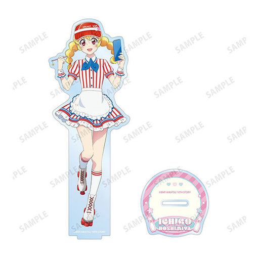 【新品】アイカツ！ 10th STORY ～未来へのSTARWAY～ 描き下ろし 星宮いちご レトロストライプver. BIGアクリルスタンド / アルマビアンカ 発売日:2026年10月頃