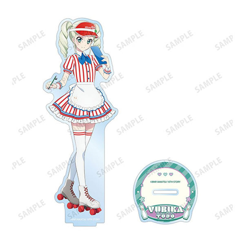 【新品】アイカツ！ 10th STORY ～未来へのSTARWAY～ 描き下ろし 藤堂ユリカ レトロストライプver. BIGアクリルスタンド / アルマビアンカ 発売日:2026年10月頃