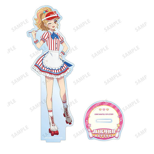 【新品】アイカツ！ 10th STORY ～未来へのSTARWAY～ 描き下ろし 夏樹みくる レトロストライプver. BIGアクリルスタンド / アルマビアンカ 発売日:2026年10月頃
