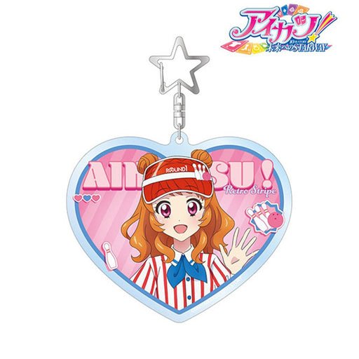【新品】アイカツ！ 10th STORY ～未来へのSTARWAY～ 描き下ろし 大空あかり レトロストライプver. BIGアクリルキーホルダー / アルマビアンカ 発売日:2026年10月頃