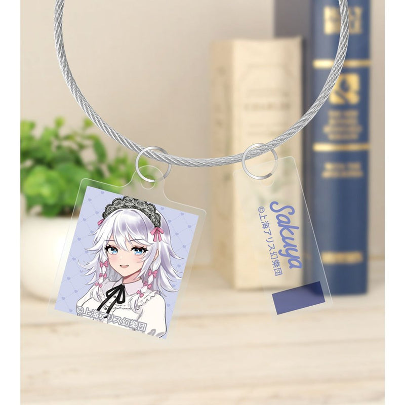 【新品】東方Project 松本能人イラスト 十六夜咲夜 ガーリーファッションver. 2連ワイヤーアクリルキーホルダー / アルマビアンカ 発売日:2026年08月10日