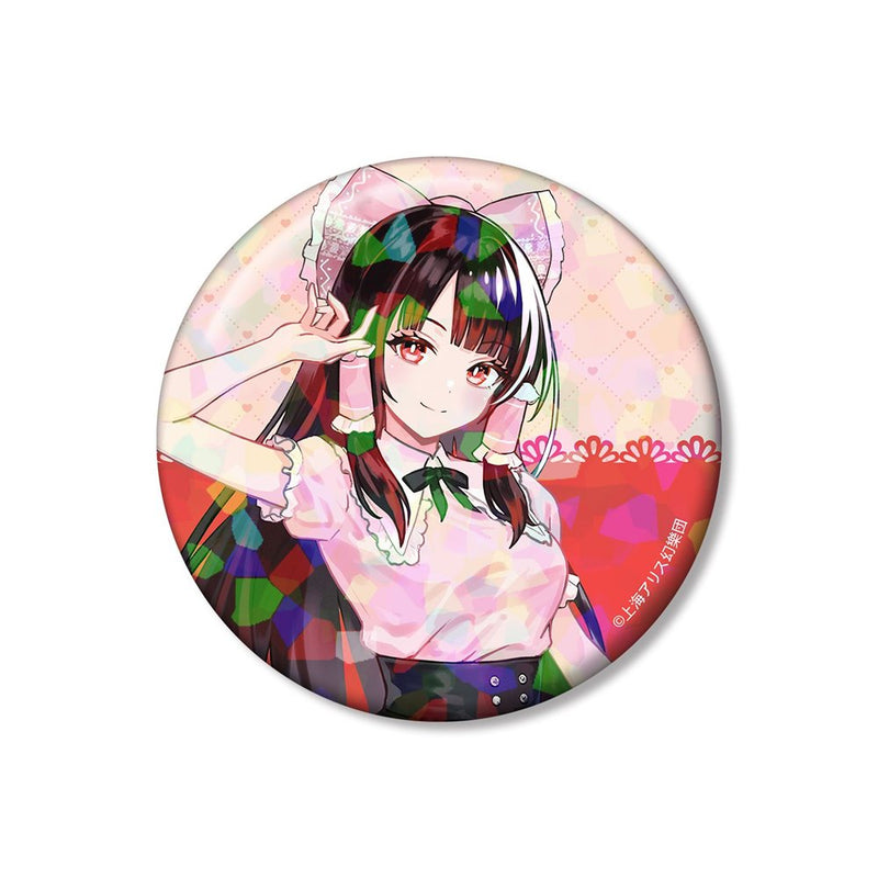 【新品】東方Project 松本能人イラスト 博麗霊夢 ガーリーファッションver. 75mmホログラム缶バッジ / アルマビアンカ 発売日:2026年08月10日
