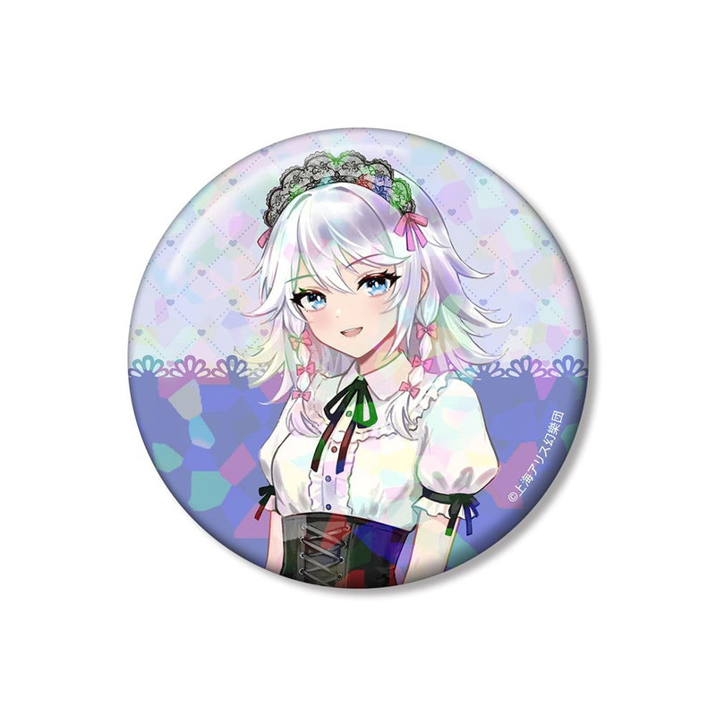 【新品】東方Project 松本能人イラスト 十六夜咲夜 ガーリーファッションver. 75mmホログラム缶バッジ / アルマビアンカ 発売日:2026年08月10日