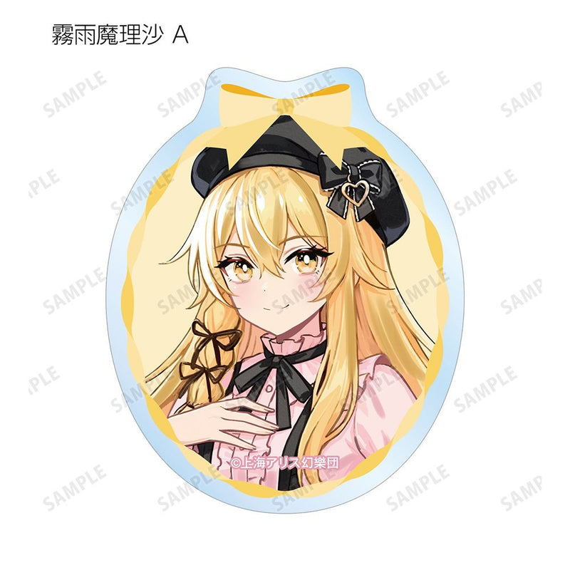 【新品】東方Project 松本能人イラスト ガーリーファッションver. トレーディングクリアダイカットステッカー (1BOX16個入り) / アルマビアンカ 発売日:2026年08月10日