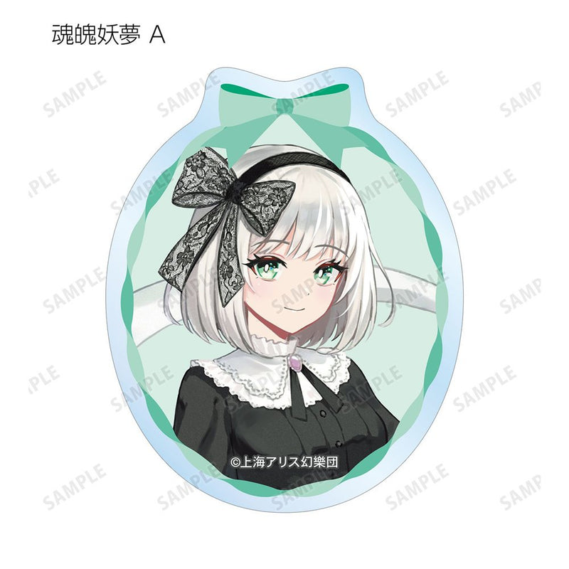 【新品】東方Project 松本能人イラスト ガーリーファッションver. トレーディングクリアダイカットステッカー (1BOX16個入り) / アルマビアンカ 発売日:2026年08月10日