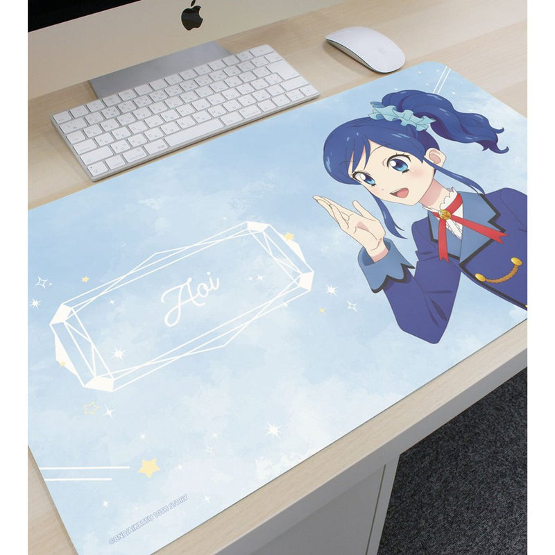 【新品】アイカツ！ 10th STORY ～未来へのSTARWAY～ 描き下ろし 霧矢あおい 歩みver. マルチデスクマット / アルマビアンカ 発売日:2026年09月20日