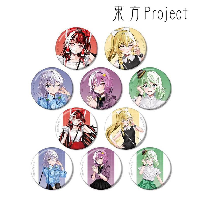 【新品】東方Project 松本能人イラスト ウォッチコーデver. トレーディング缶バッジ 1BOX（10個入り） / アルマビアンカ 発売日:2026年07月頃