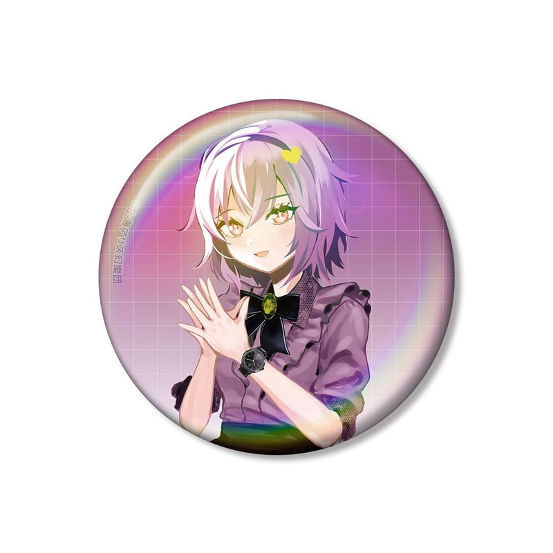 【新品】東方Project 松本能人イラスト 古明地さとり ウォッチコーデver. 75mmオーロラ缶バッジ / アルマビアンカ 発売日:2026年07月頃