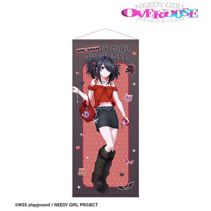 【新品】アニメ「NEEDY GIRL OVERDOSE」 描き下ろし あめちゃん Y2Kファッションver. 等身大タペストリー / アルマビアンカ 発売日:2026年11月頃