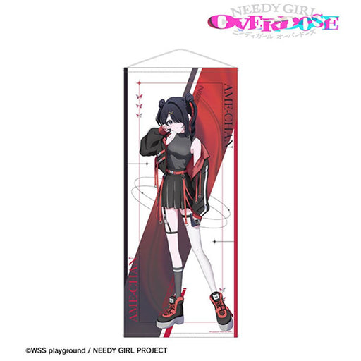 【新品】アニメ「NEEDY GIRL OVERDOSE」 描き下ろし あめちゃん タクティカルファッションver. 等身大タペストリー / アルマビアンカ 発売日:2026年11月頃