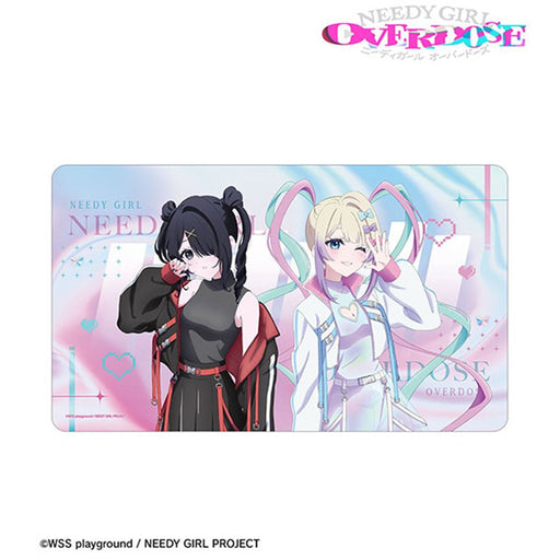 【新品】アニメ「NEEDY GIRL OVERDOSE」 描き下ろし 超てんちゃん&あめちゃん タクティカルファッションver. マルチデスクマット / アルマビアンカ 発売日:2026年11月頃