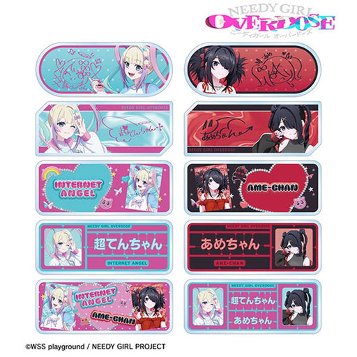 【新品】アニメ「NEEDY GIRL OVERDOSE」 描き下ろし Y2K&タクティカルファッションver. トレーディングアクリルネームプレート (1BOX10個入) / アルマビアンカ 発売日:2026年11月頃