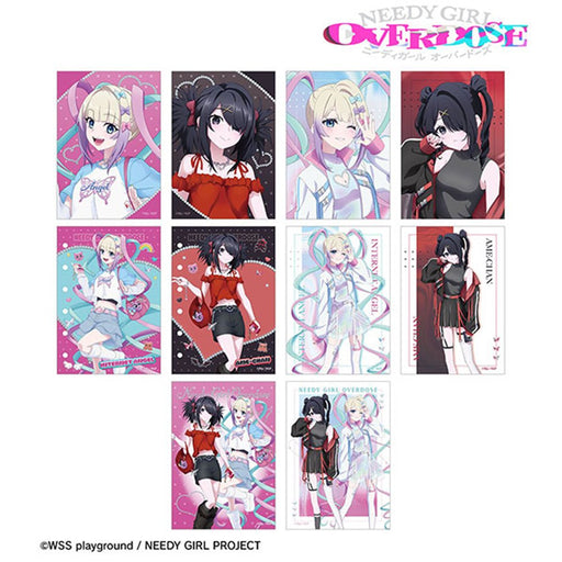 【新品】アニメ「NEEDY GIRL OVERDOSE」 描き下ろし Y2K&タクティカルファッションver. トレーディングブロマイド (1BOX10個入) / アルマビアンカ 発売日:2026年11月頃