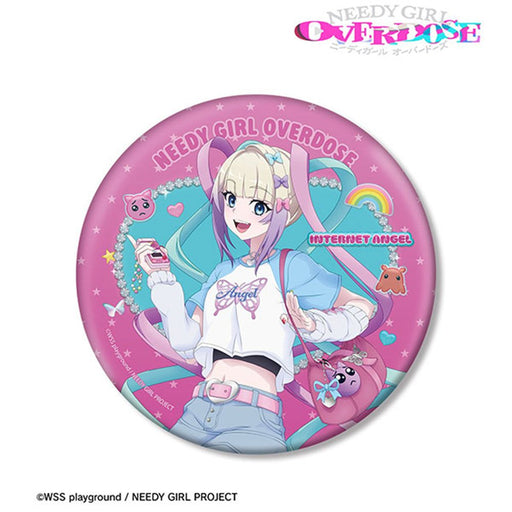 【新品】アニメ「NEEDY GIRL OVERDOSE」 描き下ろし 超てんちゃん Y2Kファッションver. BIG缶バッジ / アルマビアンカ 発売日:2026年11月頃
