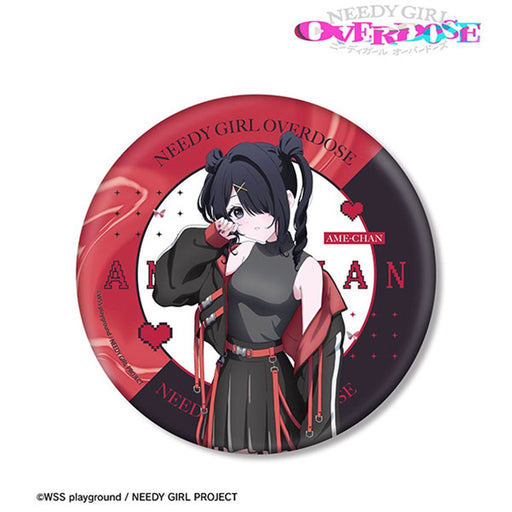 【新品】アニメ「NEEDY GIRL OVERDOSE」 描き下ろし あめちゃん タクティカルファッションver. BIG缶バッジ / アルマビアンカ 発売日:2026年11月頃